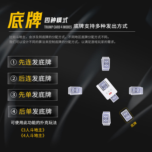 Mega Dragon Automatic Card Dealing Machine Multi-Player Mini Card Smart Guandan Doudizhu Mini Dealing Machine Shuffling Machine