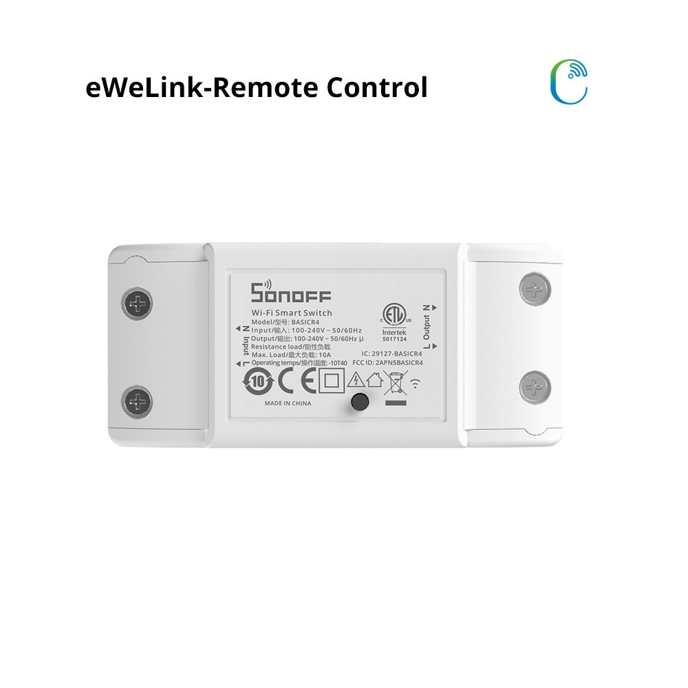 SONOFF BasicR2 WIFI inalámbrico de control remoto interruptor de sincronización de la lámpara eléctrica Modificación de piezas APLICACIÓN móvil remoto de voz