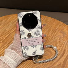 满屏线条适用华为Mate70Pro手机壳保护套70RS非凡大师60pro小香风山茶花40RS保时捷新款手提链50RS防摔外壳