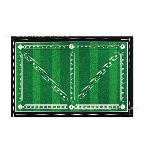 Football training mat anti-slip and noise reduction home use children's football mat rug training mat mini football home training mat