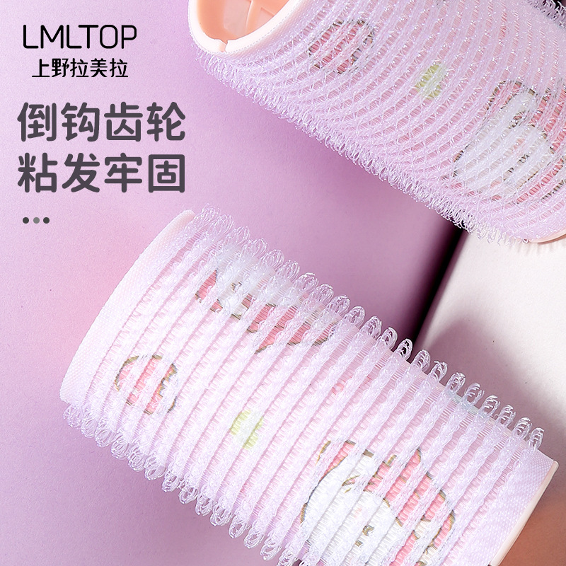 LMLTOP dibujos animados autoadhesivo tubo de rizado encantador impresión DIY aire frangeo rizador SY125