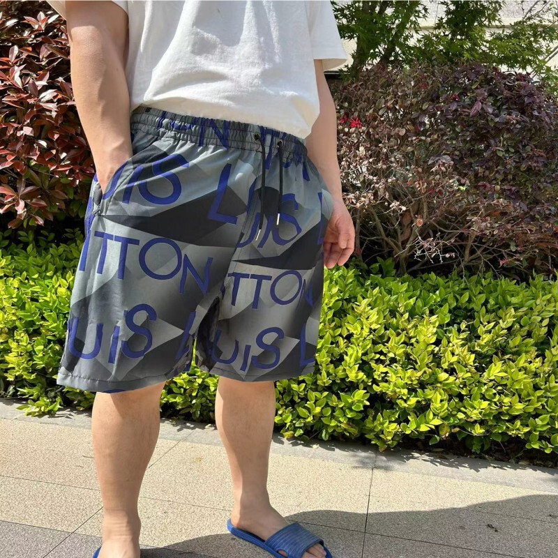 Summer Shorts for Men, Large Beach Shorts, Quick-Dry Casual Pants, College Style Straight-Leg Pants, Versatile Thin Casual Wear
