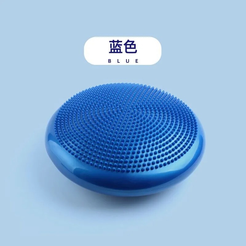 ヨガバランスマット、厚みのある足指圧マッサージ、半円形バランスボールトレーニングソフトクッション、大人と子供のリハビリテーション足|undefined