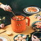 Multifunctional Electric Pot Dormitory Student Pot Electric Cooking Pot Rinse and Bake Integrated Pot Non-stick Stir-fry Cooking Rice Electric Hot Pot Mini