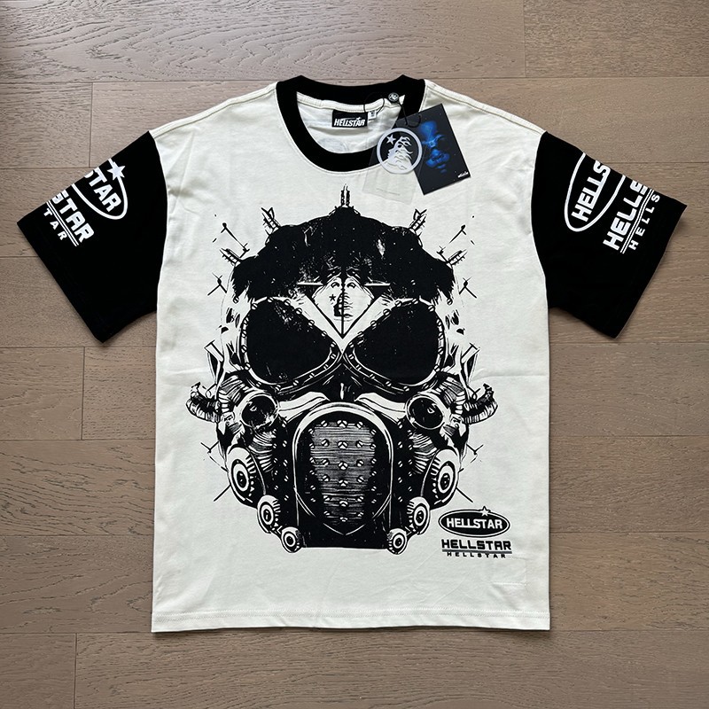 Venta al por mayor versión correcta pa marca de moda manga larga Camiseta palmera espalda Carta Grande logo manga de Batwing OS gota hombro superior