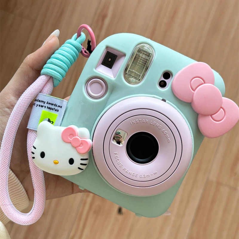 후지 미니 12 장식을위한 산산조각 방지 솔리드 컬러 실리콘 소프트 케이스