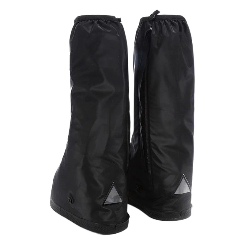 Мужской непромокаемый чехол для обуви из ПВХ, Модернизированный Классический чехол для обуви на открытом воздухе, утолщенный, износостойкий, нескользящий, водонепроницаемый чехол для обуви с высокой посадкой