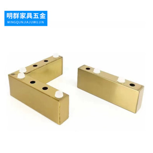 Direct supply soft bed hardware bed feet 5 points a word 3 points a word seven-word gun black titanium hardware feet manufacturers