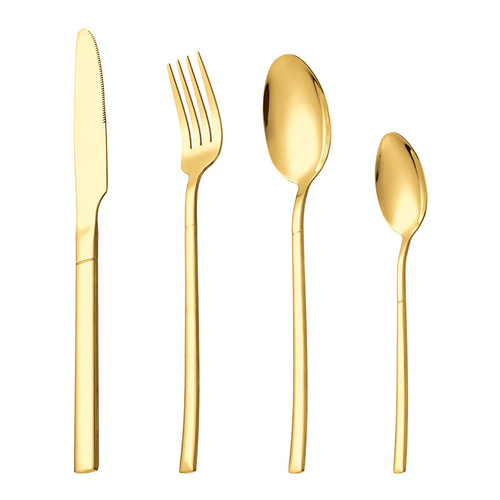 Factory direct sales stainless steel knight knife, fork and spoon set, hotel household western food tableware, spoon, steak knife and fork