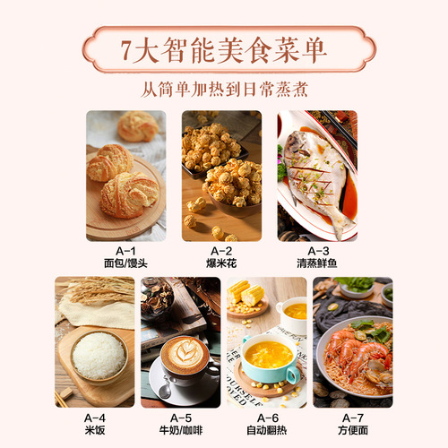 Galanz microwave oven 20 liters retro-style flat-panel heating household multi-functional fully automatic microwave oven KAW0-SF2