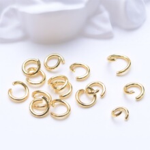 ��ɫ18K�����_��Ȧ��Ȧ�B��ȦDIY�ֹ��������β�B��Ȧ�������