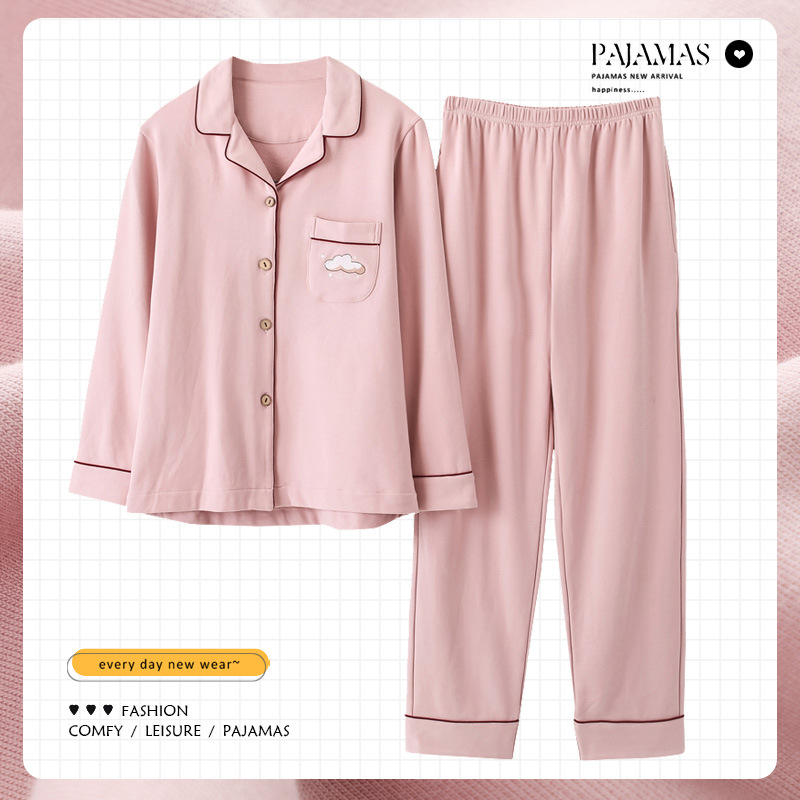 2024 pijamas de estilo nuevo para mujer primavera y otoño manga larga estilo delgado otoño e invierno servicio a domicilio novias y hermanas