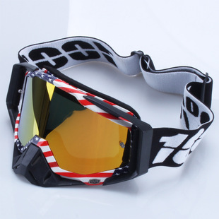 Single pair motorcycle riding goggles outdoor sports goggles mountain off-road helmet transparent safety windproof glasses