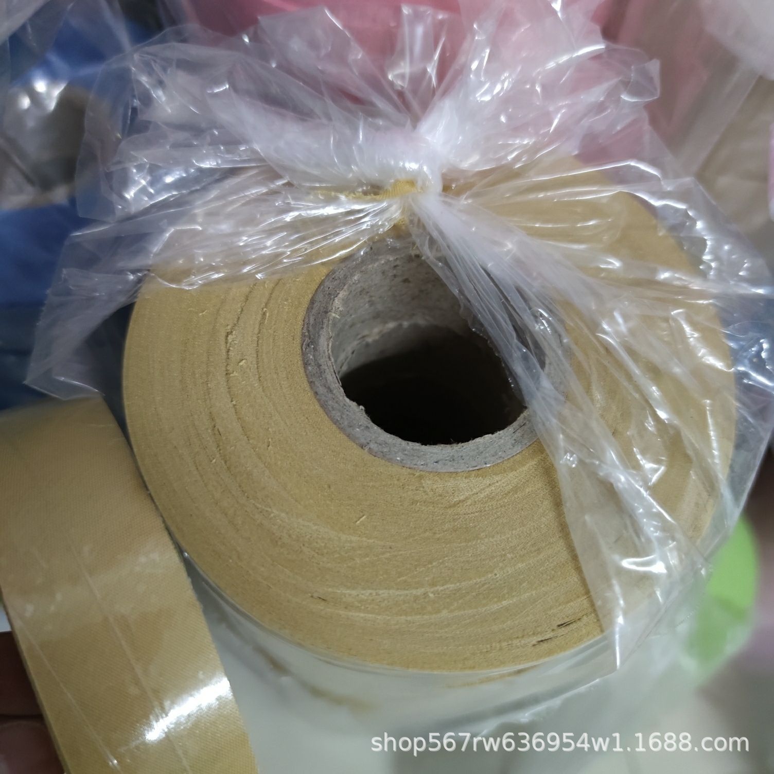 En stock venta al por mayor sarta de poliéster 3,0 cm borde tira de envoltura borde tira de tela con cortina delantal impermeable