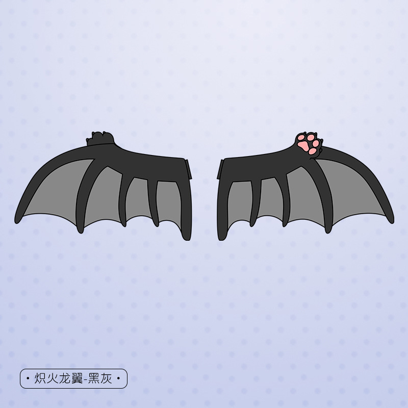 Halloween Cosplay comic show felpa fursuit bestia traje pelado diablo alas de murciélago bestia garra guantes