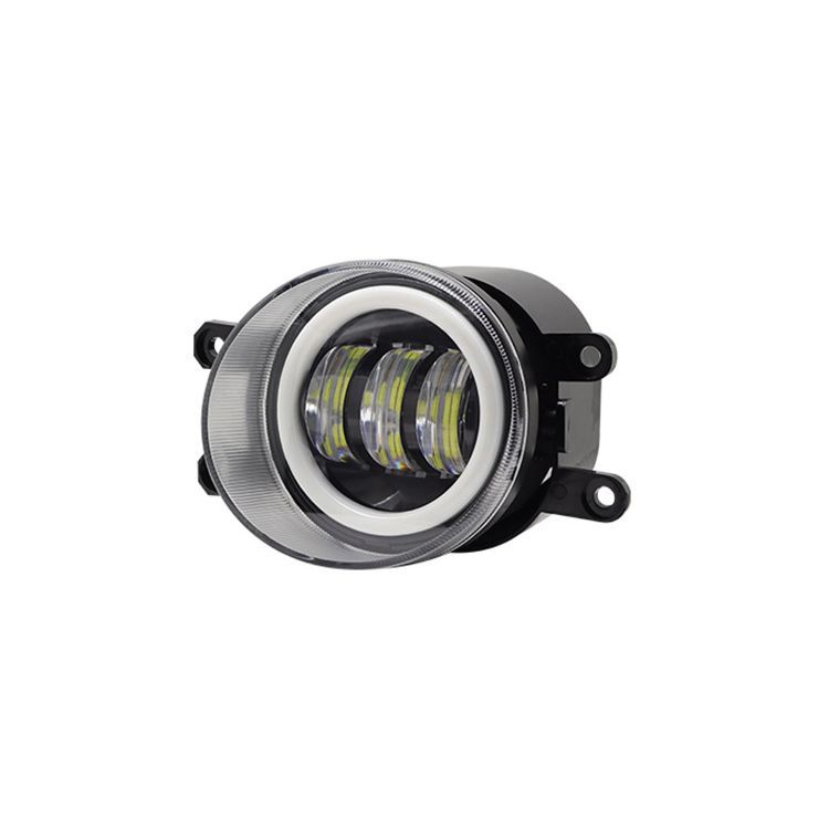 Lente de condensador para faro antiniebla delantero LED bicolor blanco y amarillo de 3.5 pulgadas y 30w con apertura angular, compatible con Toyota Camry
