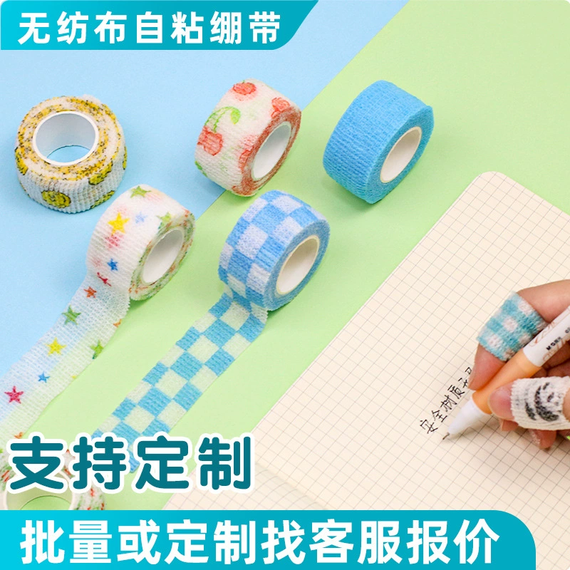 Защитный чехол для подпрыгивания пальца самоклеящийся студенческий текст, обернутый вокруг пальца, повязка против износа и кокона, минималистичная лента для рук