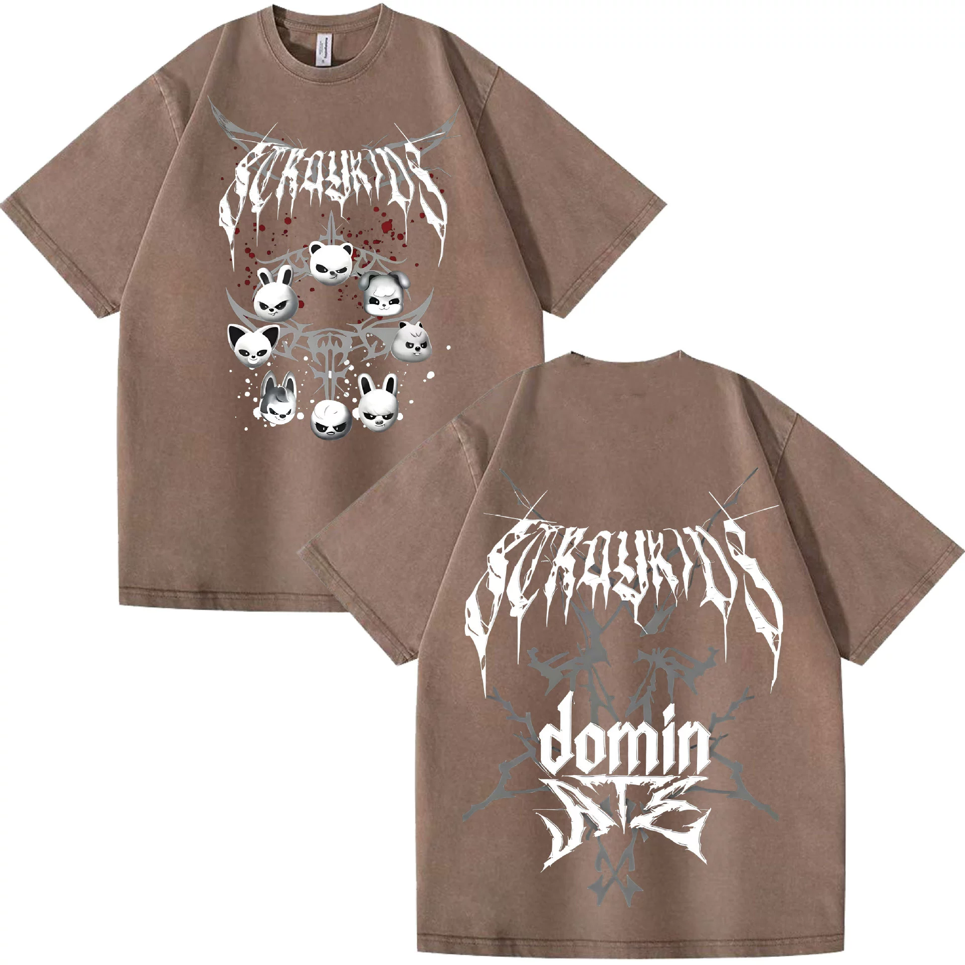 2025 год Bad Rap Independent Station Evil Skzoo Combination Peripheral Print Summer Short Sleeve