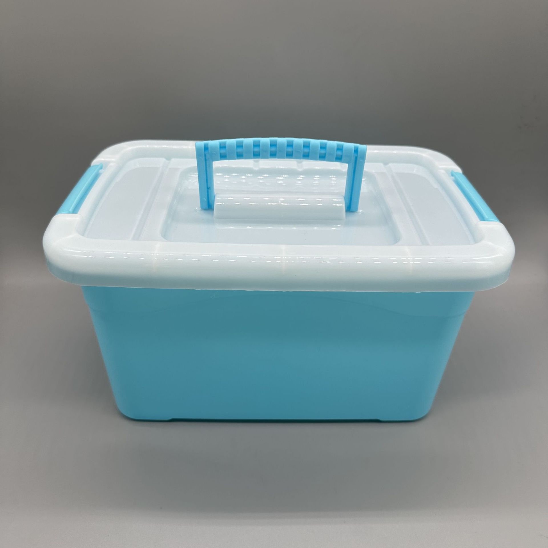 3kg azul y blanco cubierta de cinturón de mano grande y mediano pequeño engrosado caja de almacenamiento de alimentos caja de acabado caja de juguetes para automóviles image 6