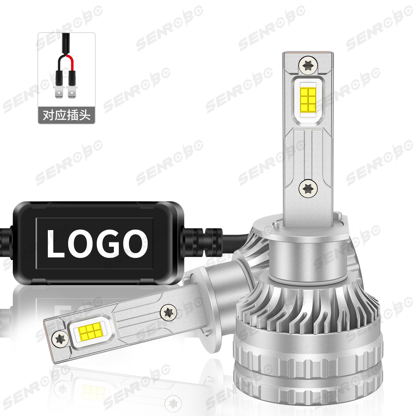 Ventas transfronterizas en caliente led faro de automóvil H1 H7 ultra brillante concentrador de luz H4 lejos y cerca en un faro de automóvil reforma de lámpara