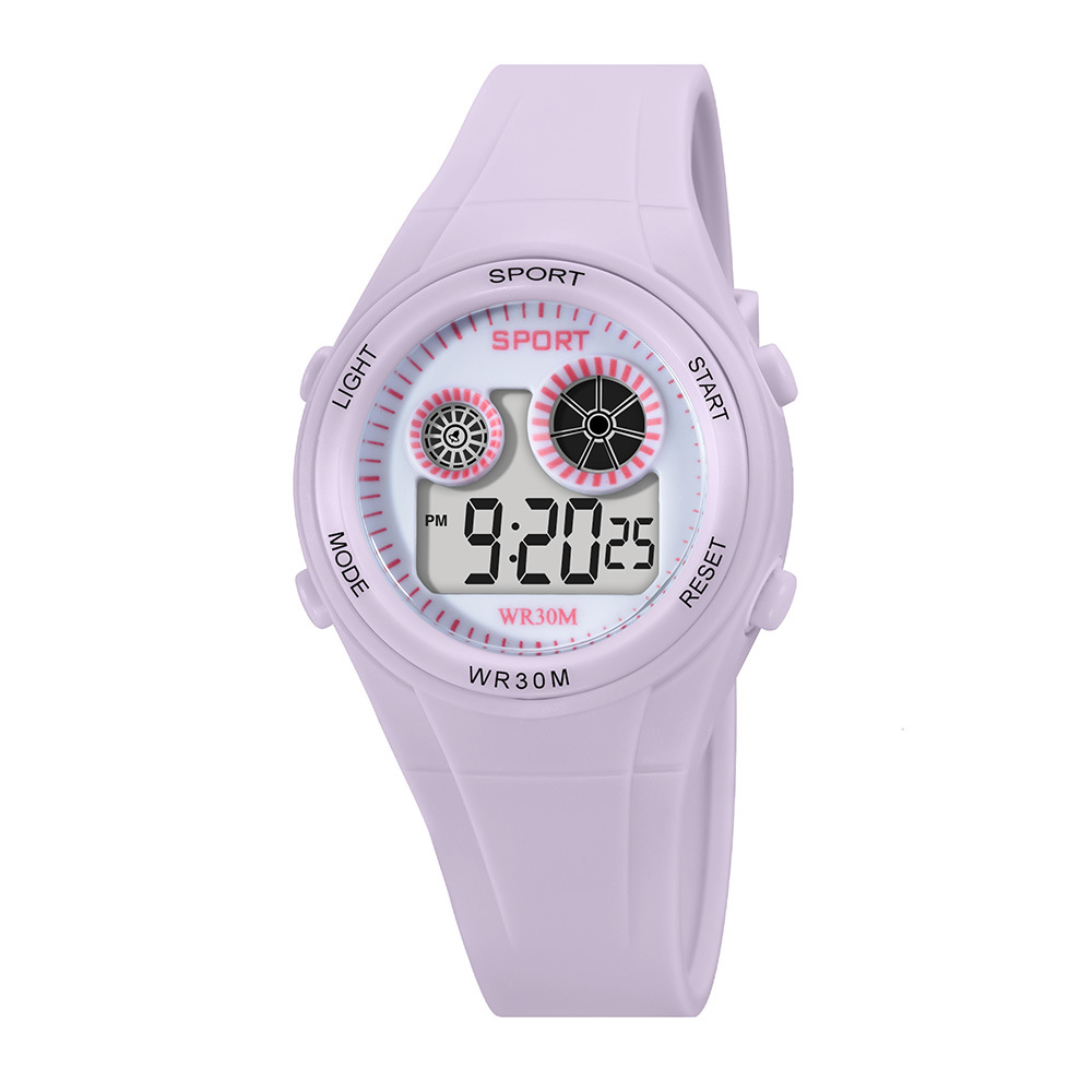 Relojes electrónicos de cronometraje deportivo multifunción para estudiantes transfronterizos, fabricantes de relojes electrónicos de cronometraje luminoso LED de tendencia al por mayor
