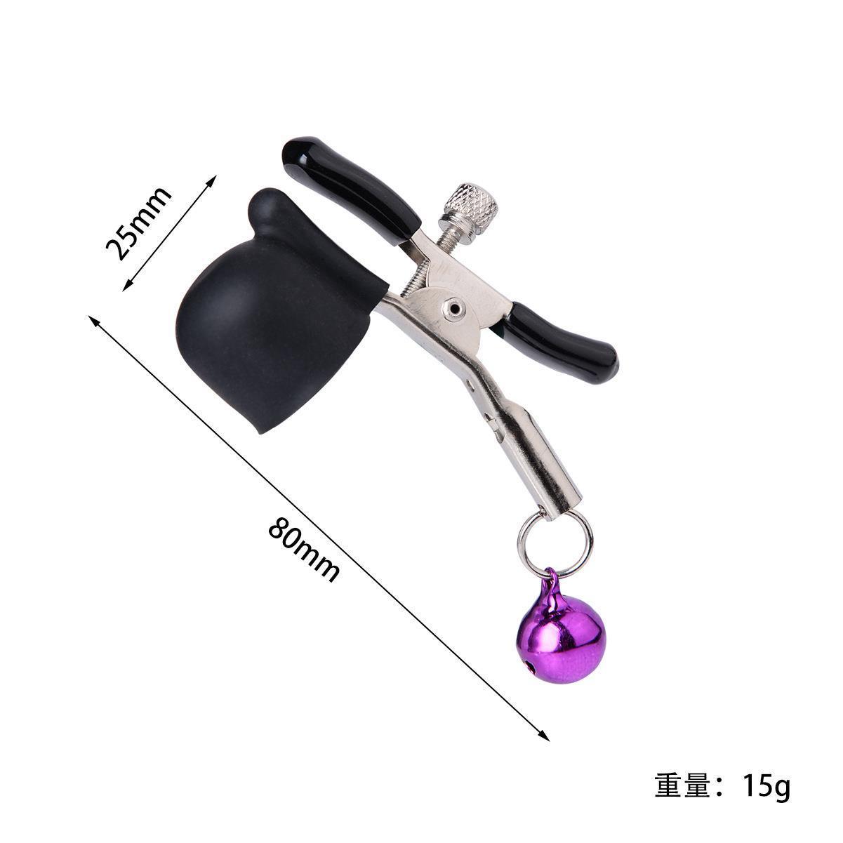 Yuechao Milk Clip Bell Vibrator Nipple Stimulator with Silicone Clips — detail image 2