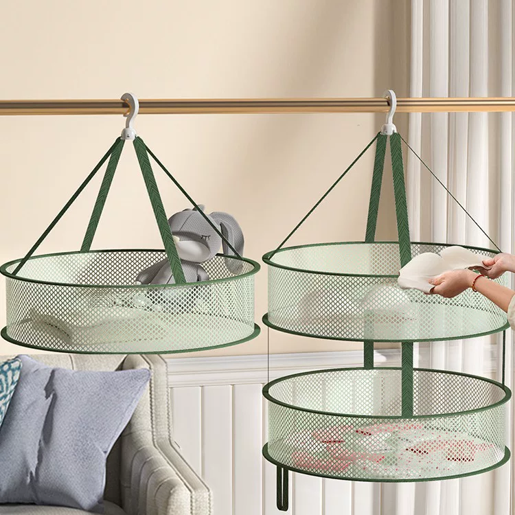 Colored sweater for home use, drying rack, socks, woolen laundry basket