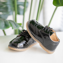 男童小皮鞋英伦风2025秋季新款软底儿童宝宝鞋韩版系带时尚皮鞋潮