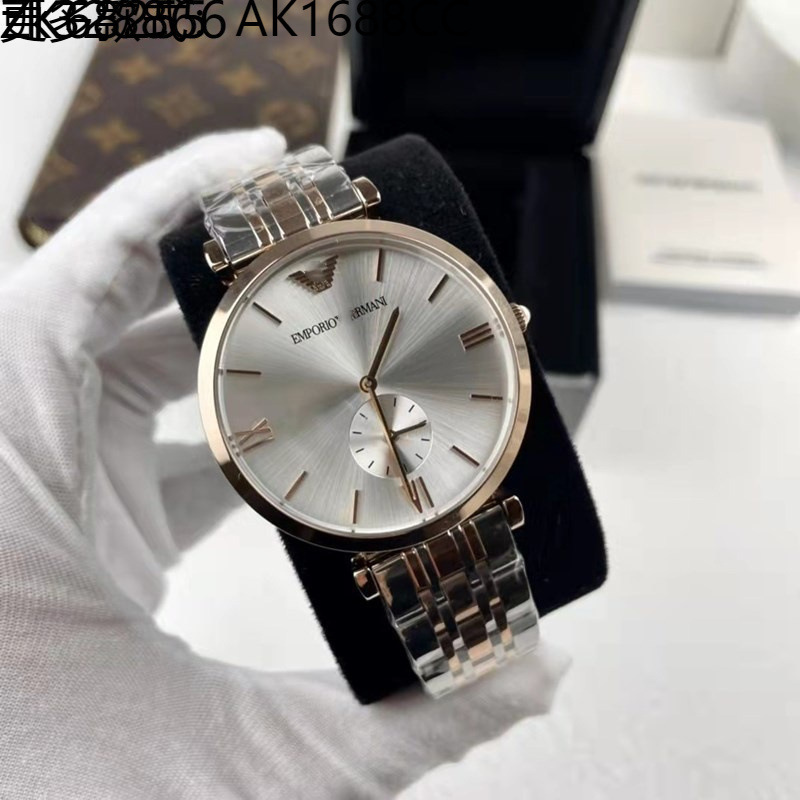 Manufacturer Wholesale A-Steel Band Mani Quartz Men's Business Watch Ar1676Ar1819Ar1677 Dropshipping