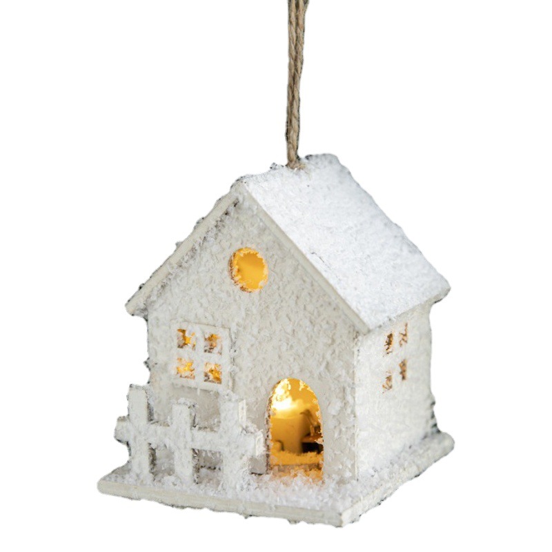 Hong Kong Heng decoración de Navidad escritorio LED blanco casa decoración árbol de Navidad colgante decoración diseño creativo