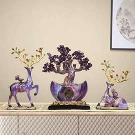 树脂工艺品;电视柜摆件;纸巾盒