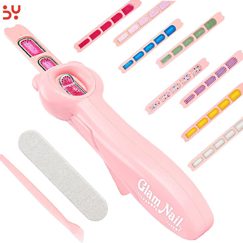 Cross-border children's DIY nail tools suit press Beauty nail machine girl simulation play house jewelry toys Cross-border children's DIY nail tools suit press Beauty nail machine girl simulation play house jewelry toys