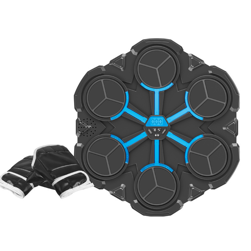 Música inteligente Bluetooth juguete de boxeador para niños golpear la sala de reacción de pared interior objetivo electrónico Sanda entrenamiento de descompresión image 6