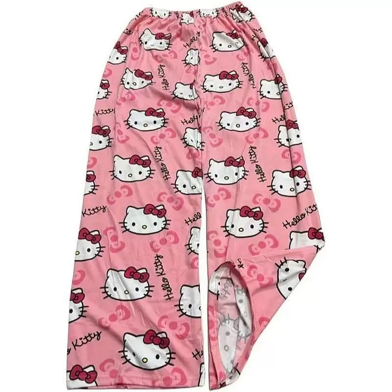 Hello Kitty, летние тонкие брюки с рисунком, импортные, Amazon