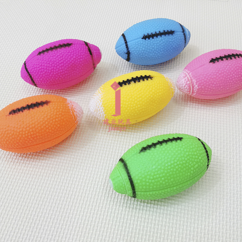 Vinyl Toy Rugby Dog ​​Bite-Resistant Toy Bb Pet Toy Cross-Border Direct Supply