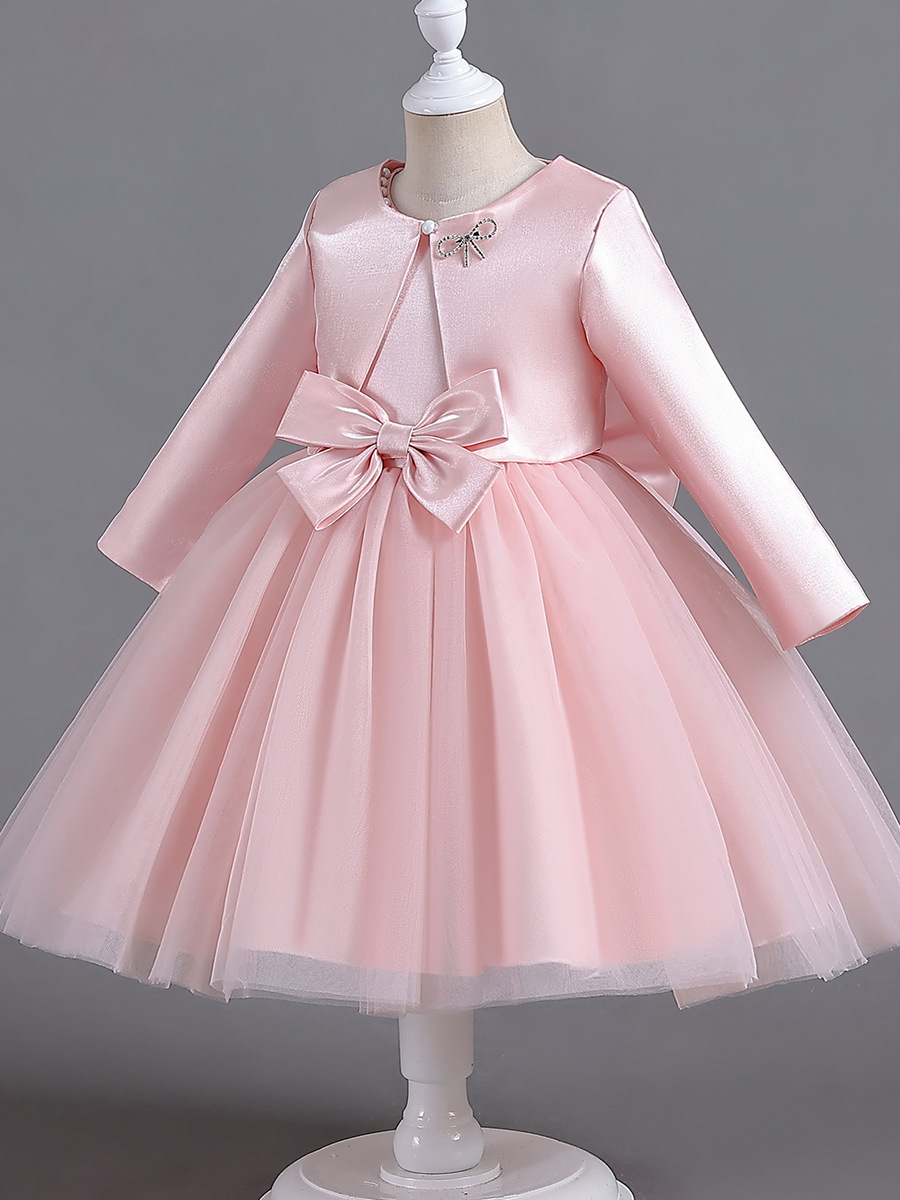 Children's Dress Princess Dress Girl Summer New Dress Flower Girl Festival Performance Little Girl Piano Performance Dress