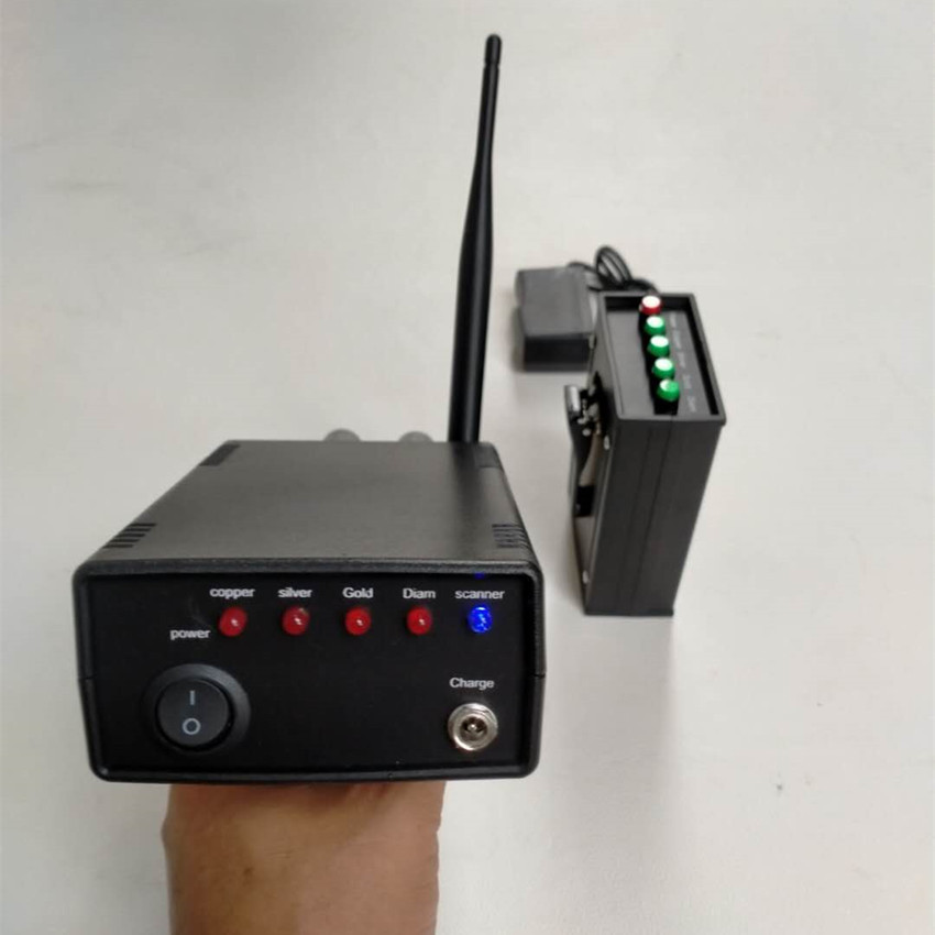 升级版户外德克萨神AKS远程定位地下金属探测器可区分金银铜宝石
