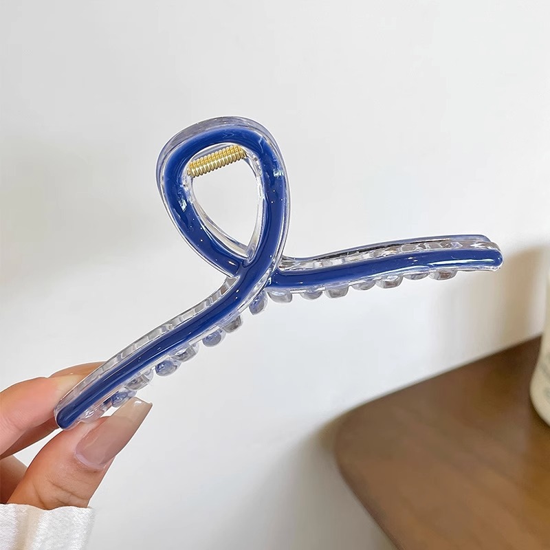 Francés elegante headwear Otoño e Invierno felpa updo clip de pelo gran tiburón clip horquilla de alto grado al por mayor