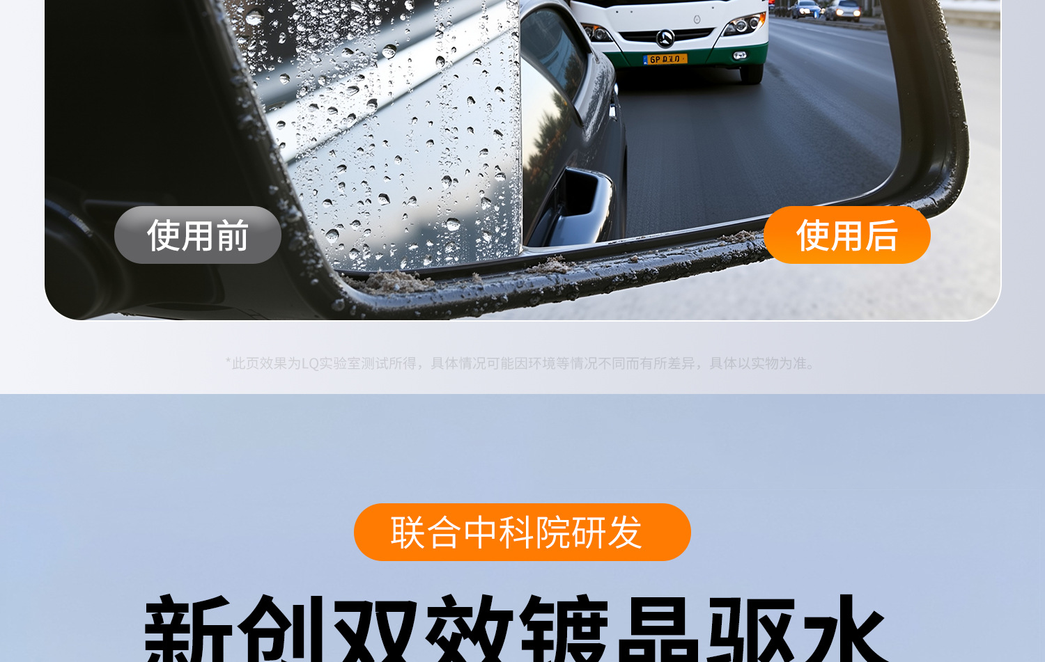 Anti-Fog Agent Car Rearview Mirror Rain-Proof Artifact Windshield Long-Lasting Defogger Spray Rain-Proof Agent Does Not Stick to Water
