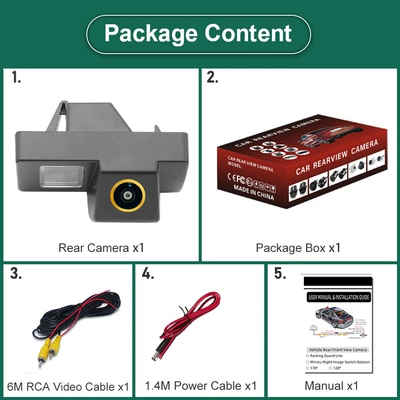 car camera rear view — Vehicle camera - 0508-0809-toyota-reiz-integrated