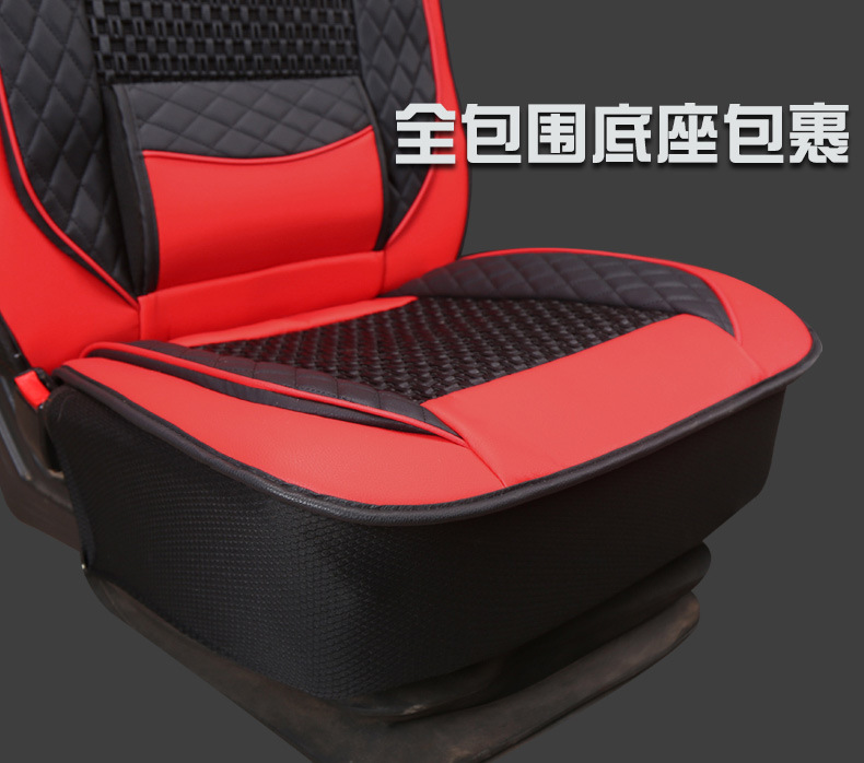 Heavy Truck Cushion Futian GTL Jiefang J6P Heavy Truck Shandeka Main and Deputy Driver Four Seasons Universal Seat Cover Full Package