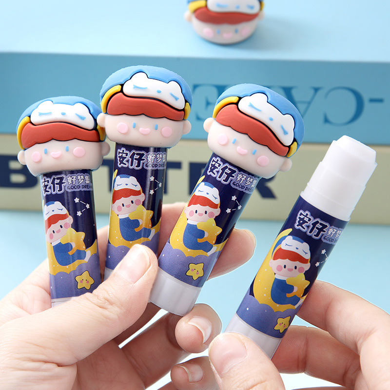 Creativo Anzai buen sueño estudiante pegamento sólido portátil pegamento sólido DIY hecho a mano de alta viscosidad palo de pegamento al por mayor