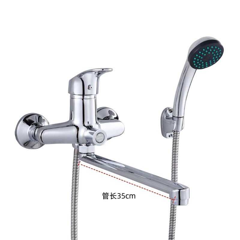 Foreign Trade Triple Russian Central Asia Set Bathtub Faucet Extension Tube Rotatable Bidet Shower Faucet Export