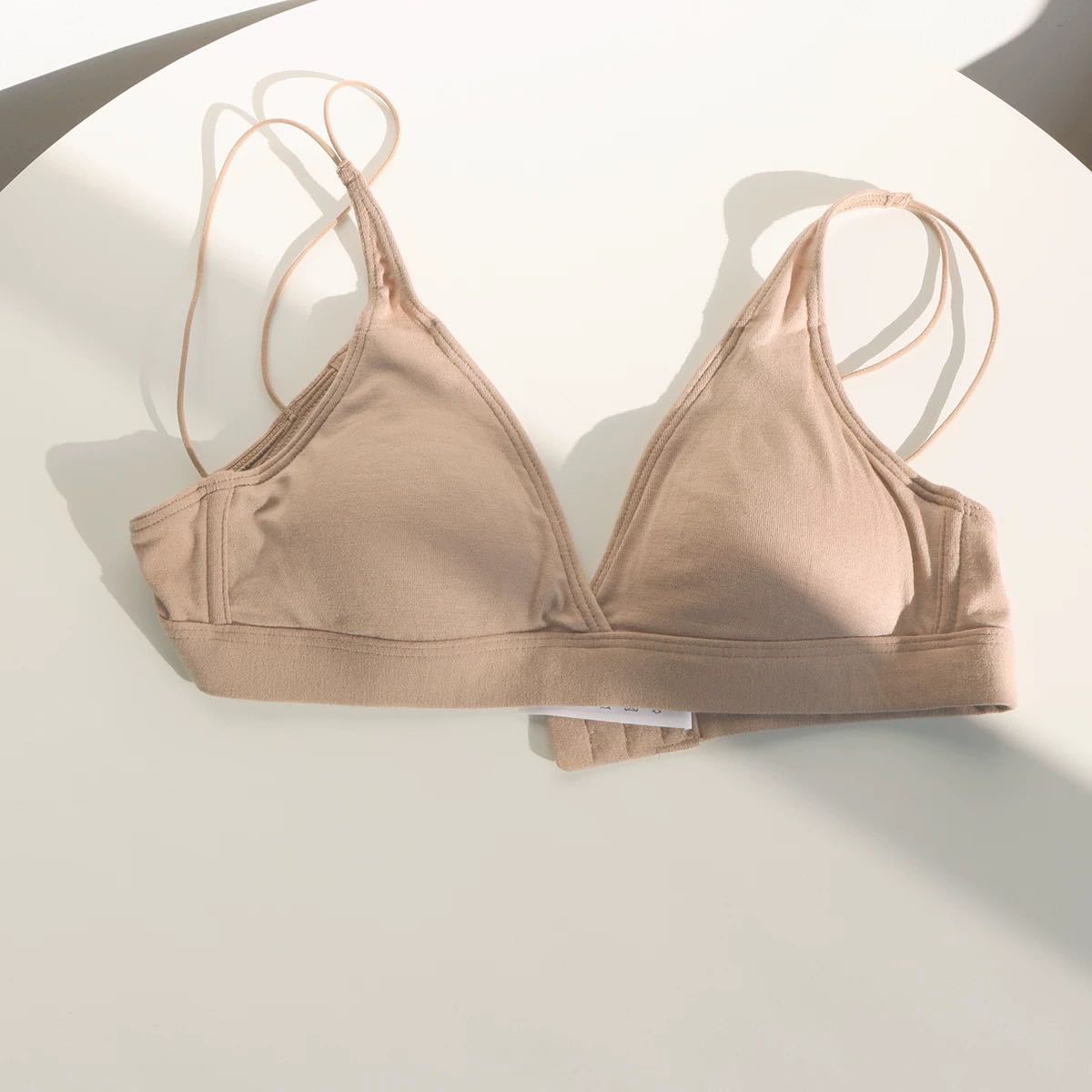 Ventas directas de fábrica comercio electrónico transfronterizo Sudeste de Asia Vietnam Tailandia damas burbujas encaje pecho pequeño recogido sujetador Tovin