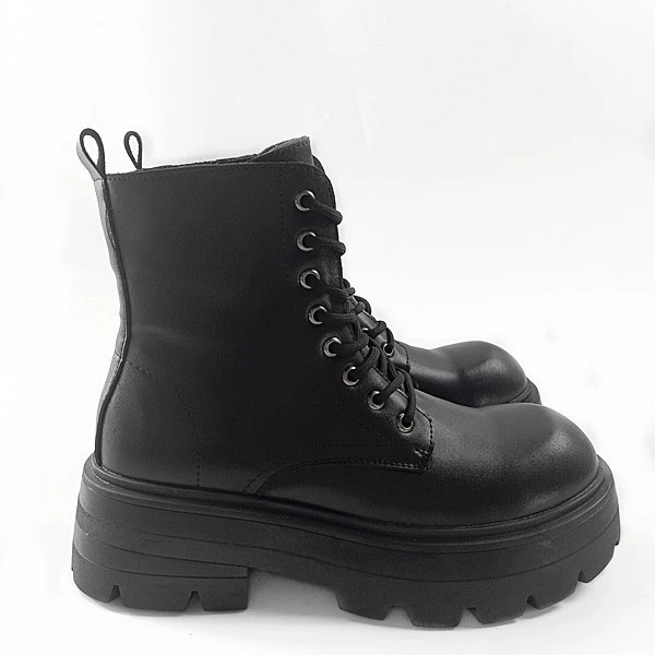 Новая молодежная модель с толстой подошной круглой головкой и высокой модной тенденцией в 2023 году сапоги Челси Мартин