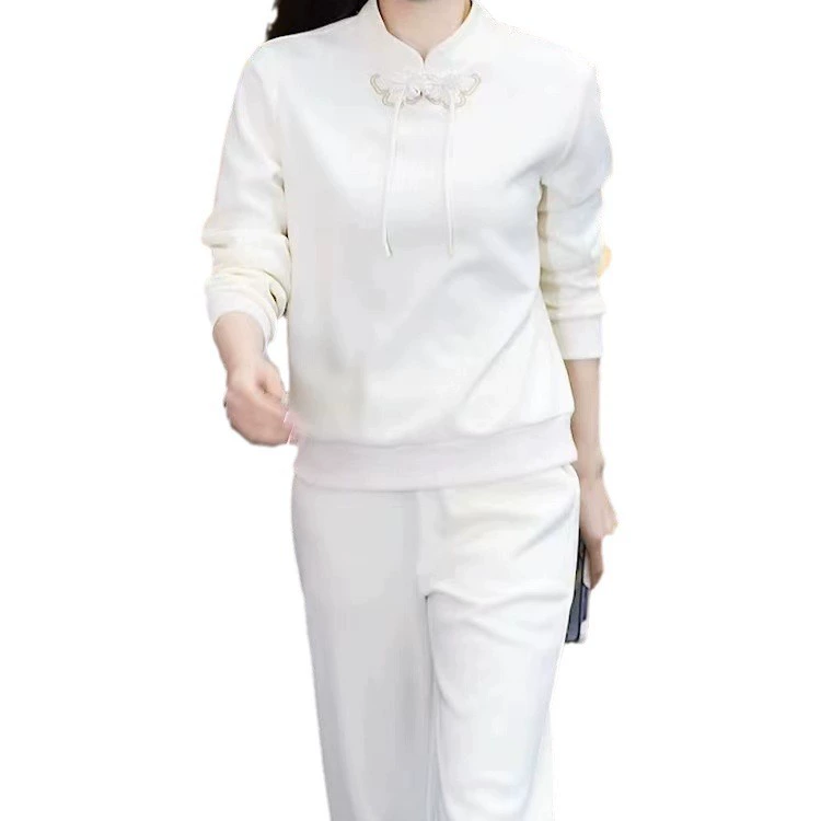 Autumn fashionable sports suit, sweatshirt, set, Chinese style