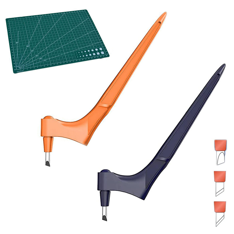 360度旋转美工刀 笔裁纸刀雕刻刀剪纸刀 Craft Cutting Tools