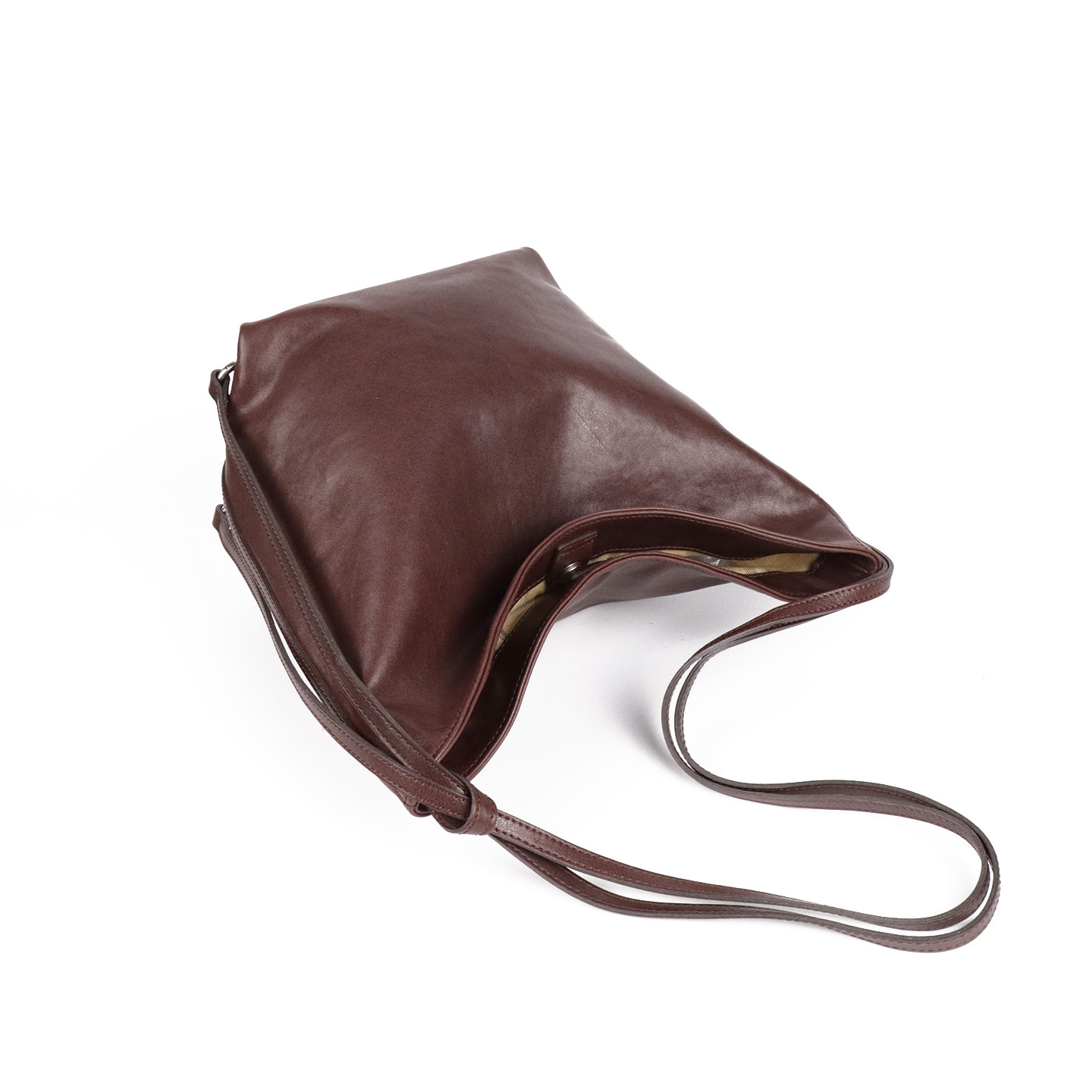 J6 Top Grain Crystal Cowhide Bucket Bag Women's Simple Tote Bag Underarm Genuine Leather Fashion 2-Way Backpack 6942 - Thumbnail 8