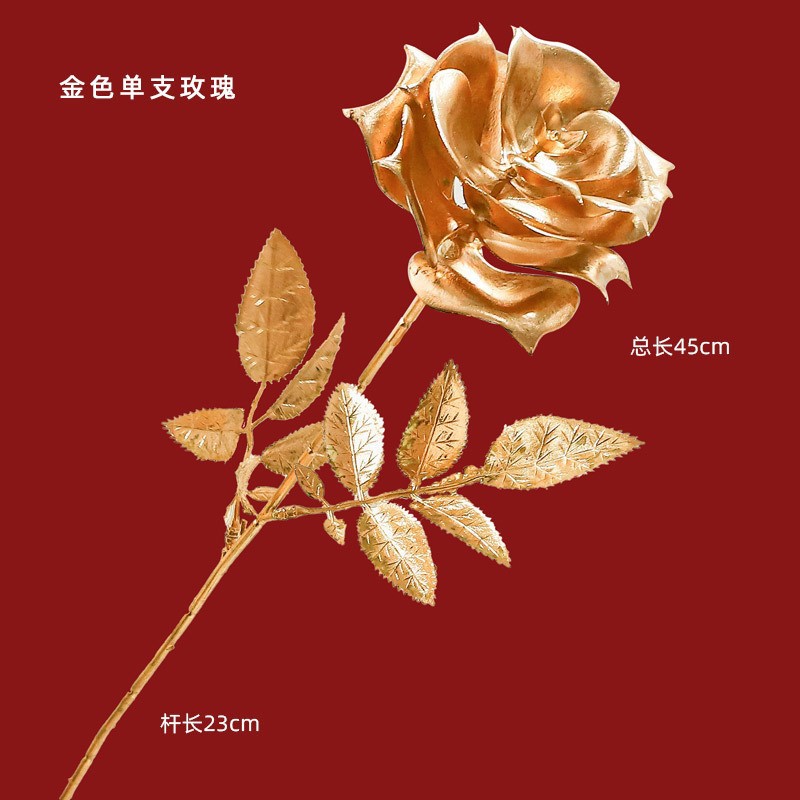 Simulación de flores ramas hibisco fruta roja oro yugalli ginkgo biloba decoración del hogar florista material DIY hecho a mano