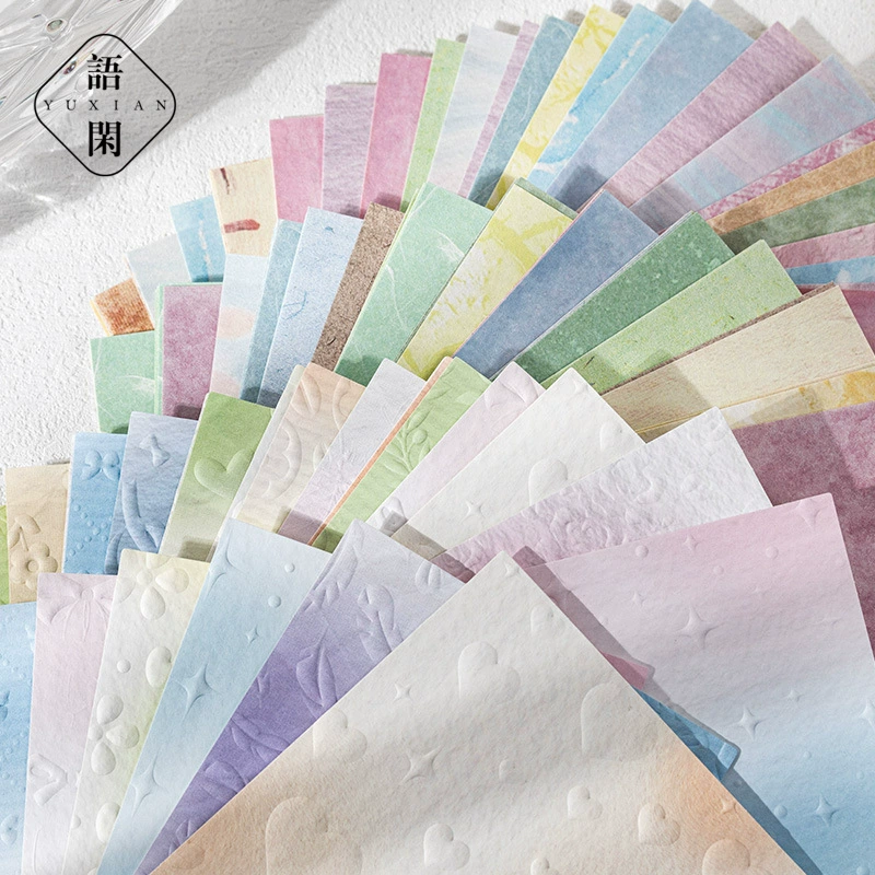 Язык материалов для отдыха Бумажная луна к западу от серии легкий ретро рельеф снежной сети